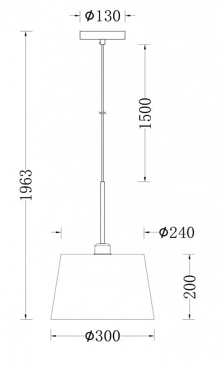 Подвесной светильник Freya Сэнди FR5119PL-01BS