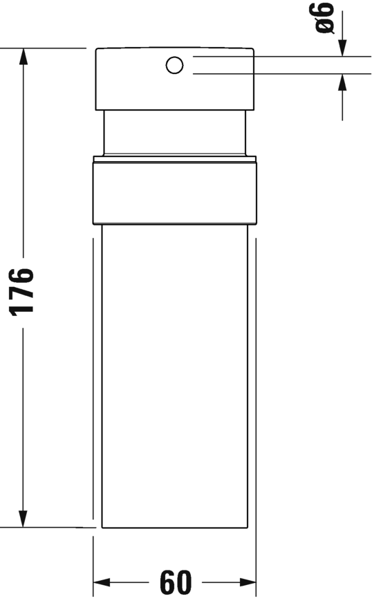 Дозатор подвесной Duravit Starck T 0099351000 хром