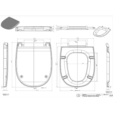 Крышка-сиденье для унитаза Cersanit Arteco S-DS-ART-DL-m белый