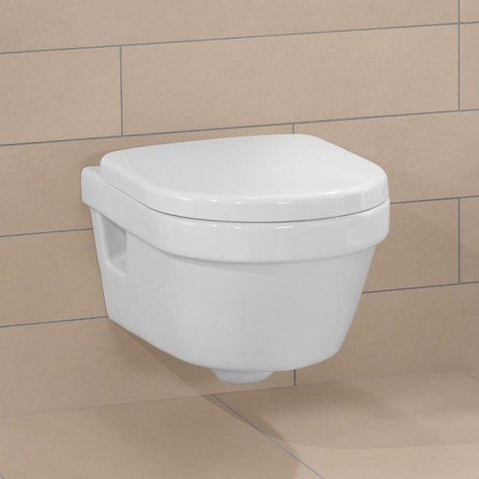 Комплект унитаза с инсталляцией Villeroy&Boch Targa 568CDR01 с крышкой-сиденьем