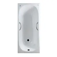 Ванна чугунная Timo Standard 3V И0000010 170x75 см, с ручками, антискользящим покрытием, белый
