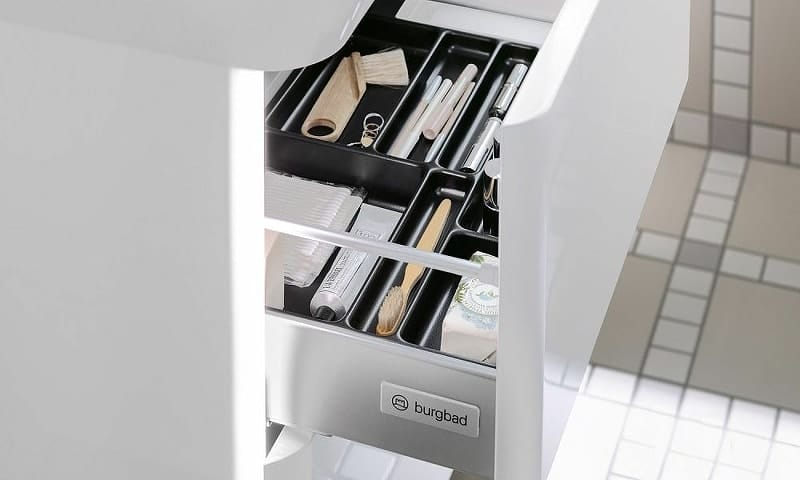 Тумба с раковиной Burgbad Iveo 120 SFEN120F2833G0161C0001*1 белый глянцевый