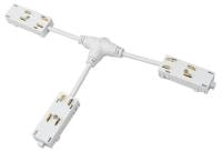 Токопровод T-образный центральный Denkirs SMART UNI TR2115-WH