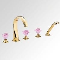 Смеситель для ванны THG Rose U5J.F01.1132SG золото