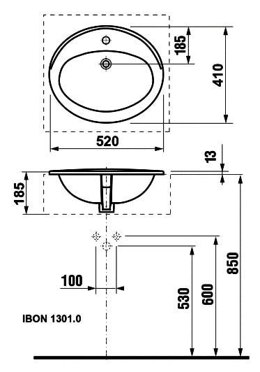 Раковина Roca Adora 327204000