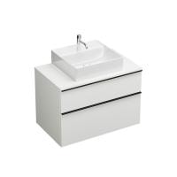 Тумба с раковиной Burgbad Eqio 90 SGUP090F2009GO252C0001*1 белая матовая