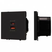 Розетка 2хUSB type A и C без рамки Arlight SCT 054317