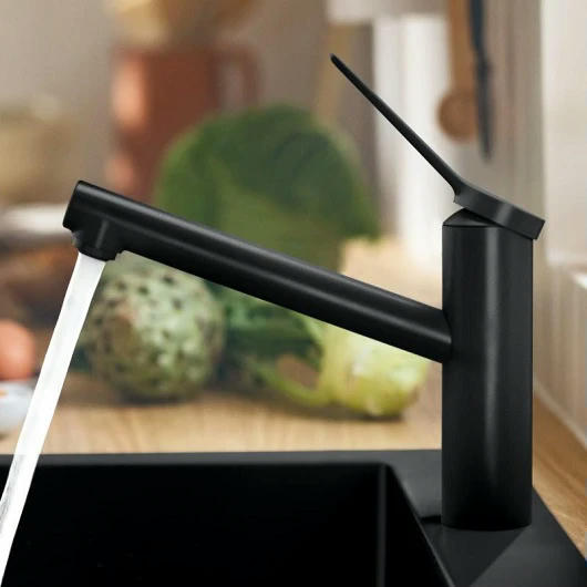 Смеситель для кухни hansgrohe Zesis M33 150 74802670 матовый черный