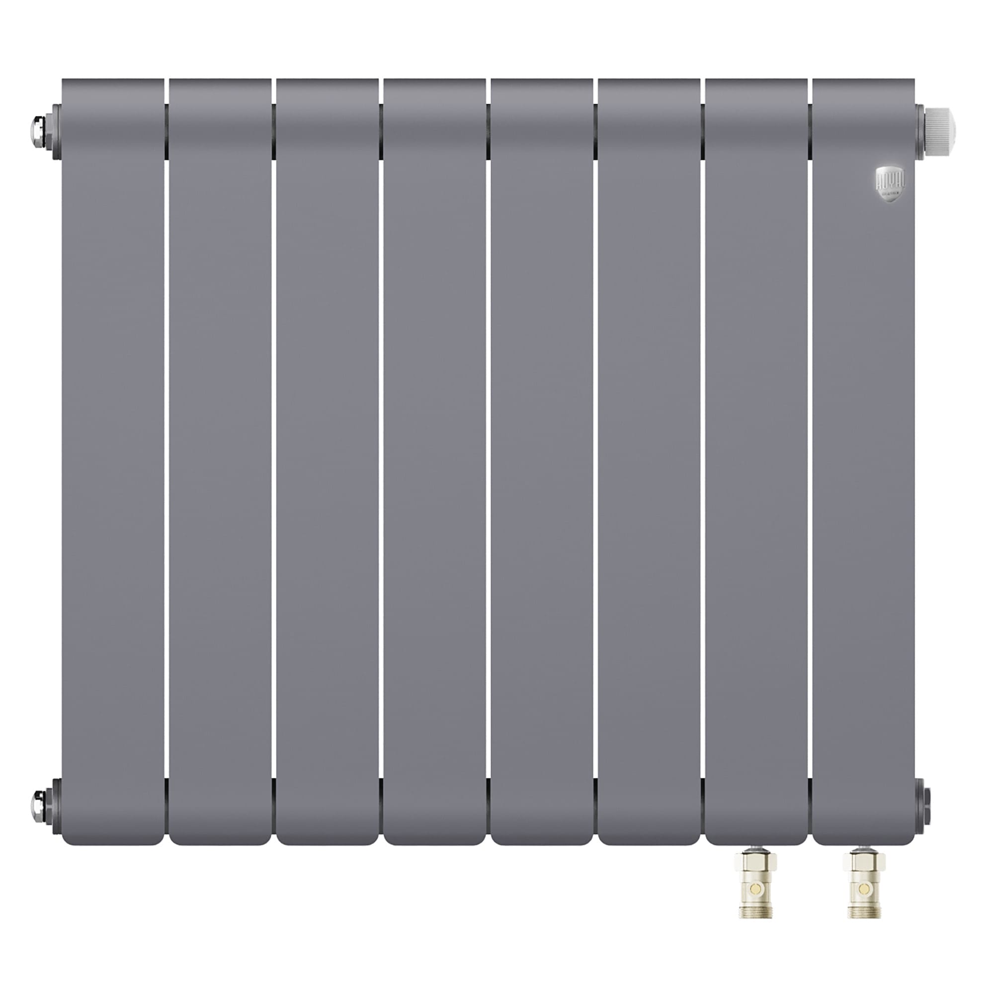 Радиатор биметаллический Royal Thermo Infinity 500 Silver Satin VR80 - 8 секц.