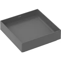 Раковина-чаша Hansgrohe Xuniva Evo E 60324760 40x40 см, накладная, серый матовый