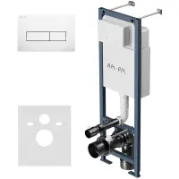 Инсталляция для унитаза Am.Pm ErgoFit M I012711.0301 с кнопкой смыва, белый глянец