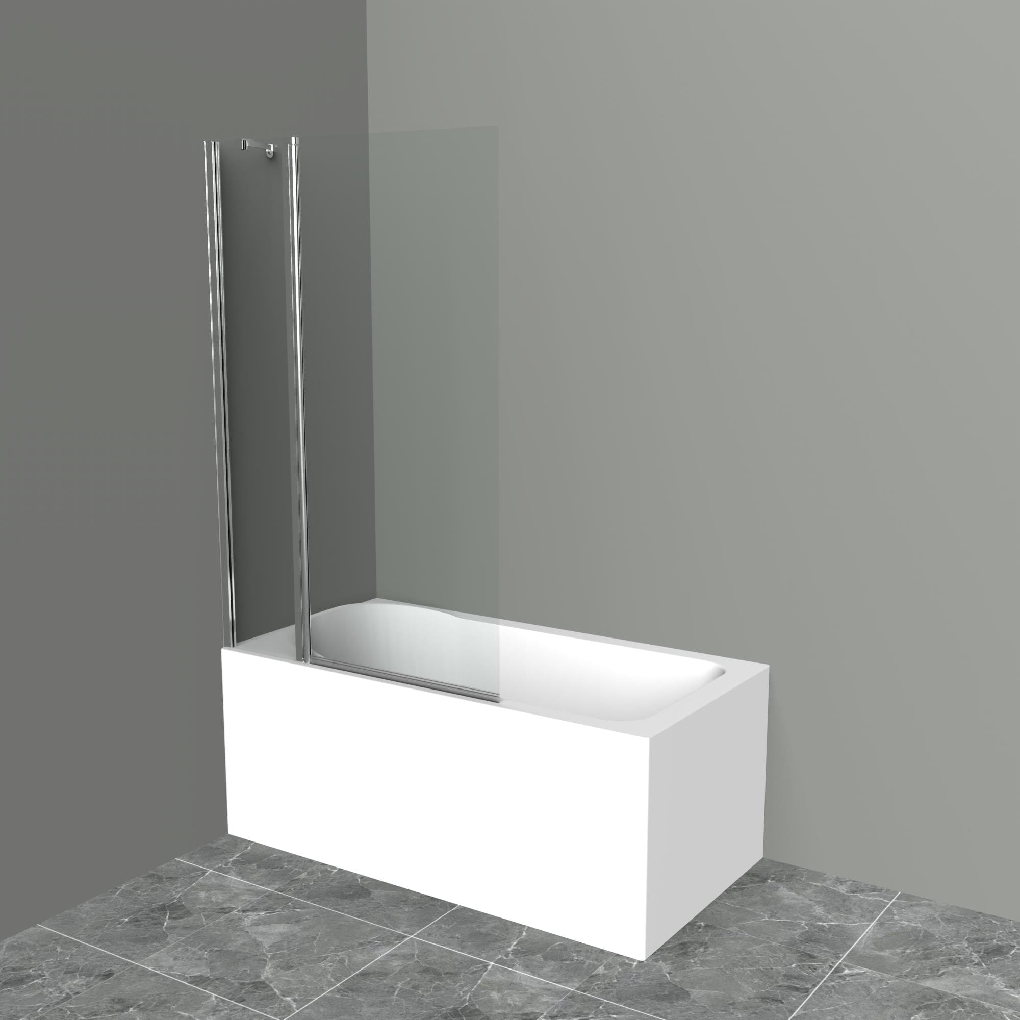 Шторка для ванны BelBagno Uno UNO-V-11-90/150-C-Cr