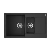 Кухонная мойка Omoikiri Daisen 86-2-BL Artgranit/черный 4993477
