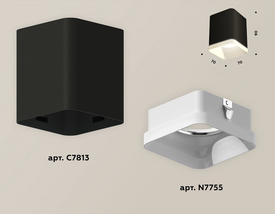 Накладной светильник Ambrella Light XS XS7813021