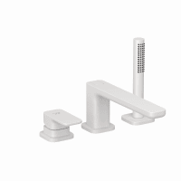 Смеситель для ванны и душа Kludi Renon 424485375 белый матовый