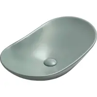 Раковина-чаша CeramaLux 7811AMLG-6 61,5x36 см, накладная, бирюзовый матовый