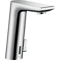 Смеситель для раковины hansgrohe Metris S 31102000 электронный с регулировкой температуры от сети 230 V хром