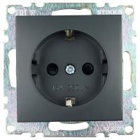 Розетка с заземлением и со шторкой, без рамки Stekker Катрин 39610
