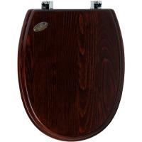 Крышка-сиденье Simas Lante LA008noce/cr орех, с микролифтом, петли хром