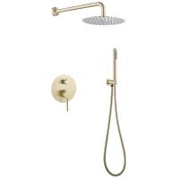 Душевой комплект Abber Emotion AF8818G золото матовое