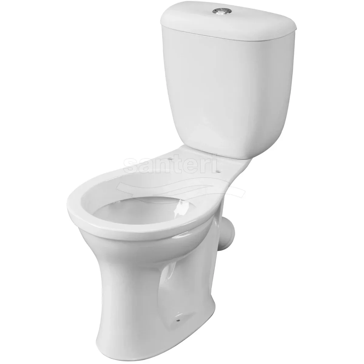 Унитаз-компакт Santeri Victoria 1.P301.6.S00.00B.F (4607143317833) косой выпуск, с сиденьем, белый