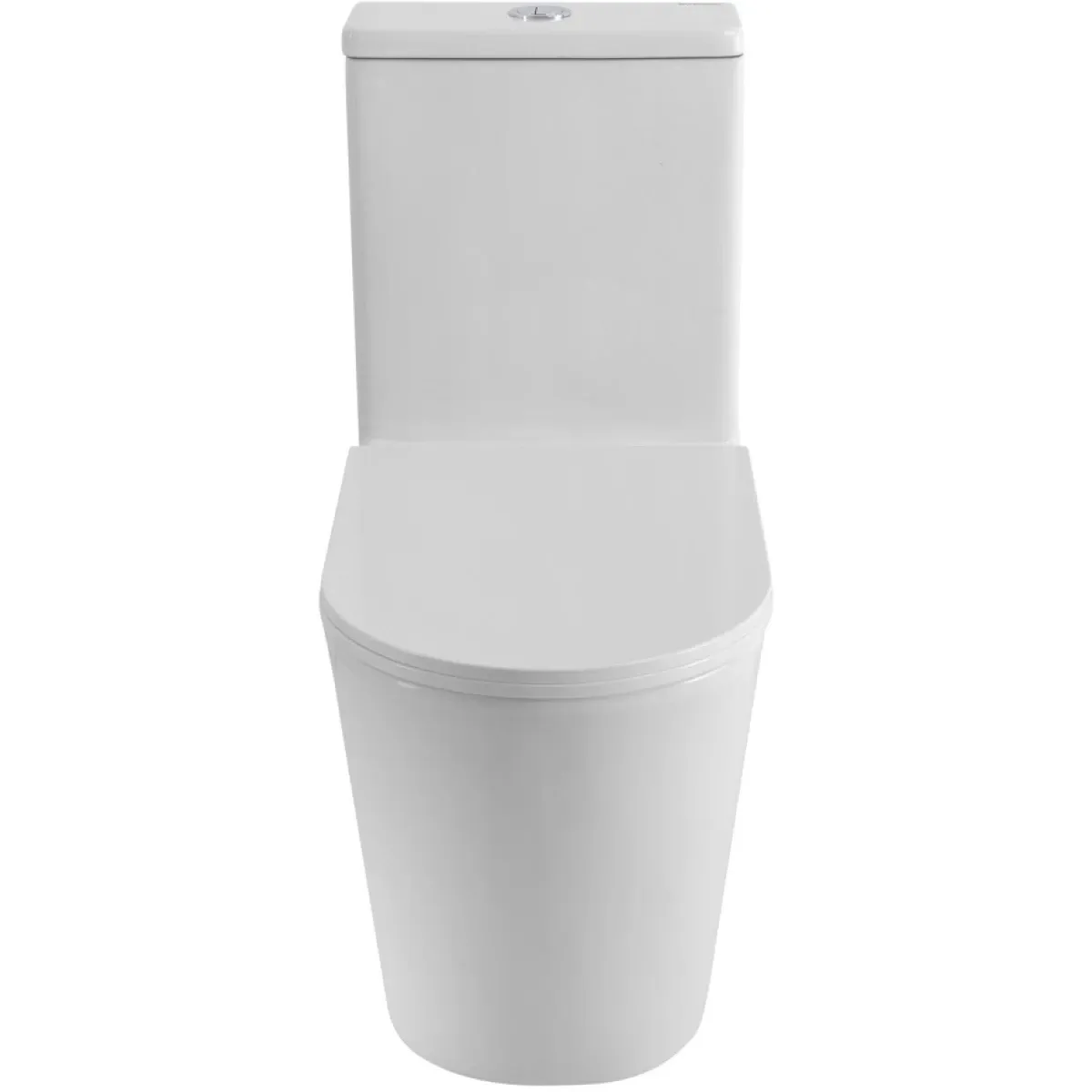 Унитаз-моноблок BelBagno Tre BB673CP-MN-TOR/SC безободковый, торнадо, с сиденьем микролифт, белый