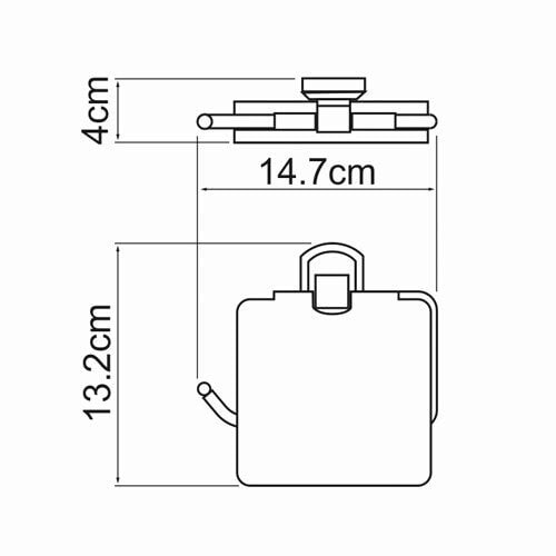 Держатель для туалетной бумаги WasserKRAFT 3025 ODER