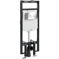 Инсталляция для унитаза WasserKRAFT Dinkel 58 58TLT.010.ME.BN01 с кнопкой смыва, никель