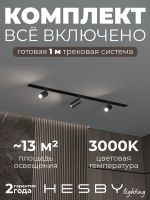 Комплект трековый Hesby Lighting Skylite №3 HSBL_kompl_S003_VI1B3K