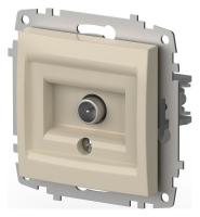 ТВ-розетка проходная без рамки Elbi Eleсtriс Zena Vega 609-010300-272