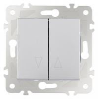 Выключатель для жалюзи без рамки Arte Milano 203 203.38-2.silver
