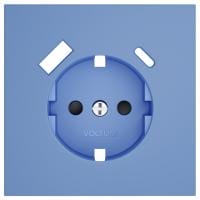 Накладка для розетки с заземлением и со шторками и 2хUSB type A и C Voltum S70 VLS001015