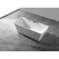Акриловая ванна Abber AB9298 170x80 см, отдельностоящая, белый