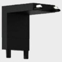 Соединитель угловой внутренний для треков Italline IT09 IT09-9032 black