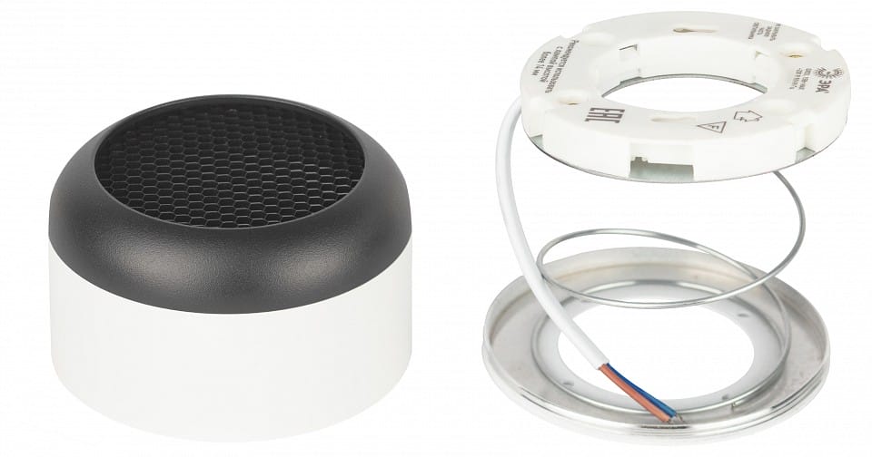 Накладной светильник Эра  OL56 WH/BK