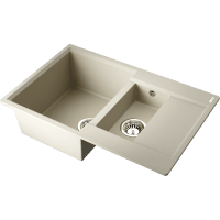 Кухонная мойка Omoikiri Daisen 78-2T 4993529 ваниль