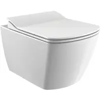 Унитаз подвесной Creavit Elegant EG321-00CB00E-0000 безободковый, с функцией биде, белый