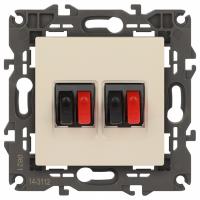 Розетка акустическая без рамки Эра Эра Elegance 14-3112-02