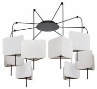 Подвесная люстра Arte Lamp TRIXIE A7084SP-8BK