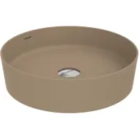 Раковина-чаша Creavit Loop LP145-00CM00E-0000 45x45 см, накладная, капучино матовый