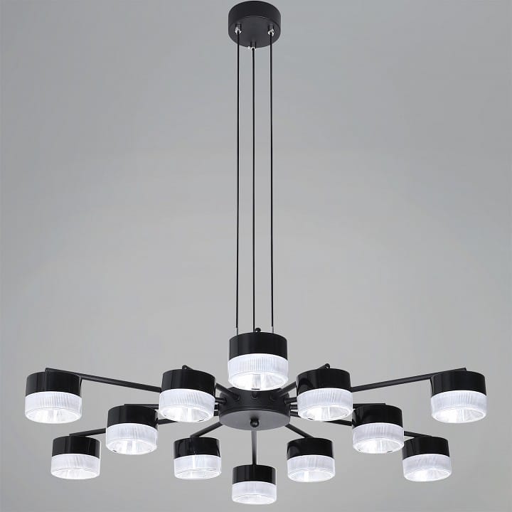 Подвесная люстра Reluce  19490-0.4-6+6 Black