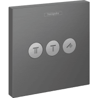 Переключатель потоков hansgrohe ShowerSelect 15764340 шлифованный черный хром