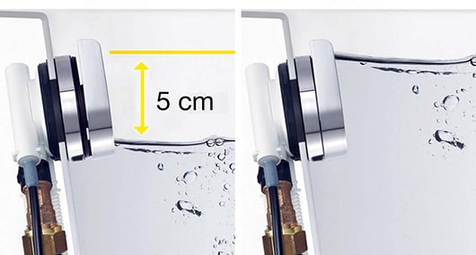 Слив-перелив для ванны Viega Multiplex Visign M9 724566