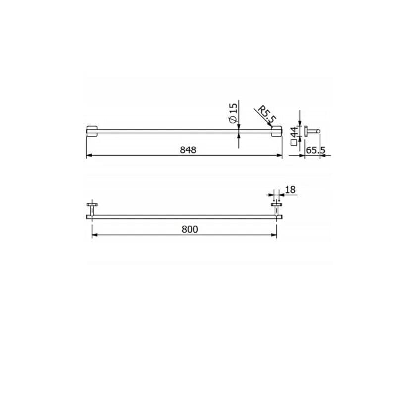 Полотенцедержатель Kludi Vela S 25961N0 брашированное золото