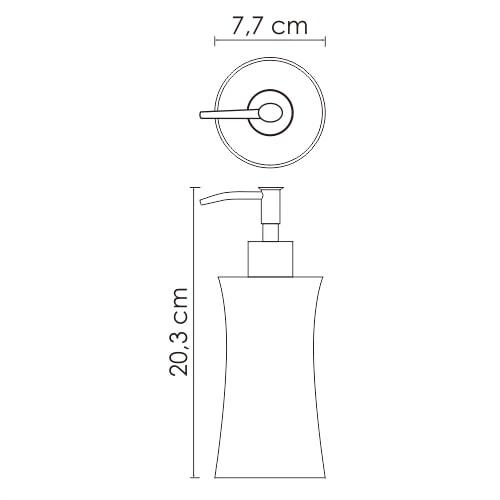 Дозатор жидкого мыла WasserKRAFT Salm K-7699