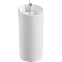Раковина CeramaLux P7030L 45,5x47 см, напольная, белый
