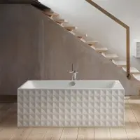 Ванна стальная Bette Loft Ornament 3172-000 CFXX6A 181x81 см, отдельностоящая, белый