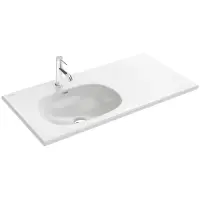 Раковина Jacob Delafon Bastille EXCA112-Z-00 101x51,5 см, накладная, подвесная, белый