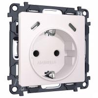 Розетка с заземлением и 2хUSB type C, без рамки Ambrella Volt ALFA MA210510