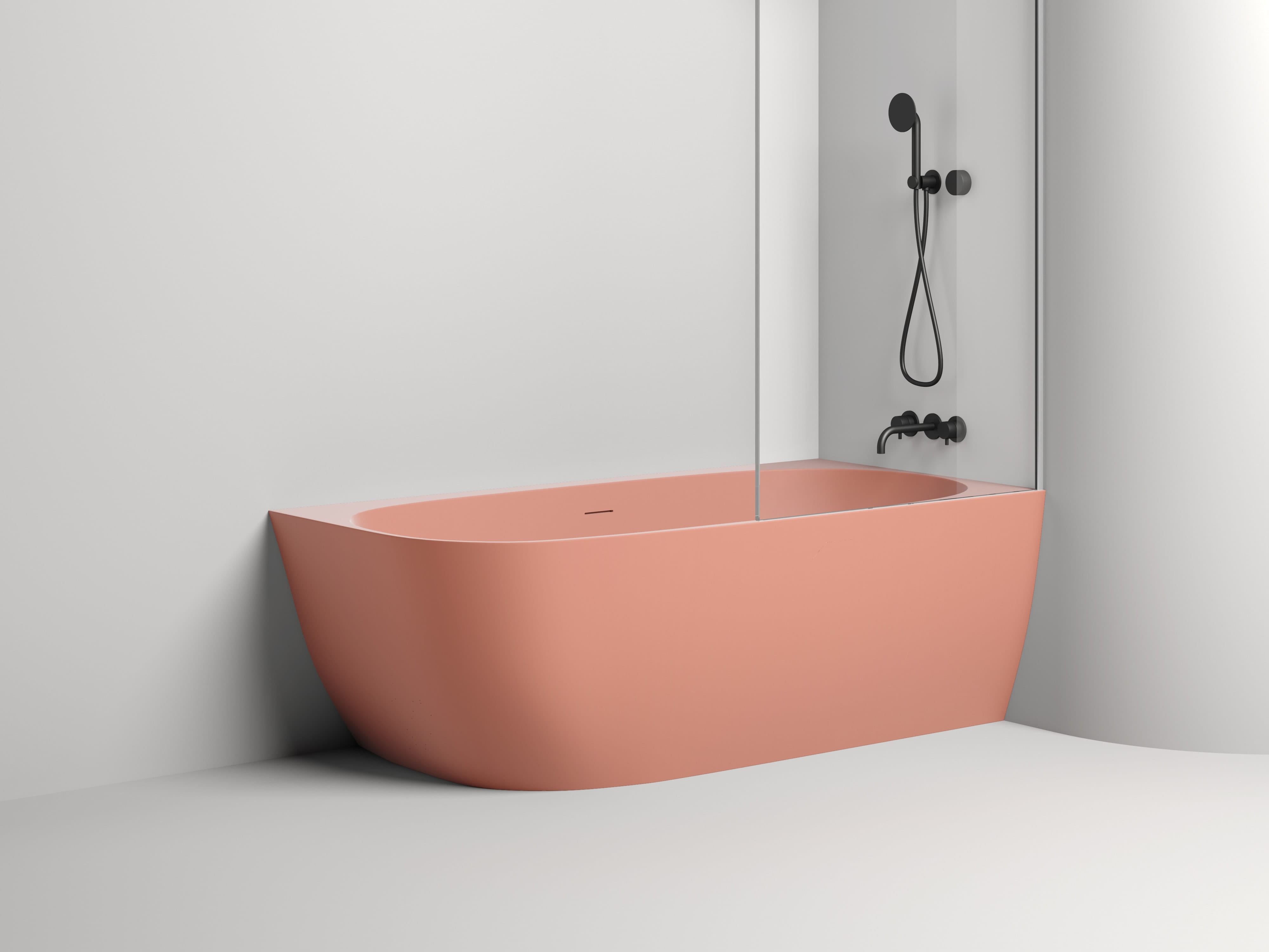 Ванна из искусственного камня Salini Sofia Corner Right 170x85 102524MF покраска по RAL полностью